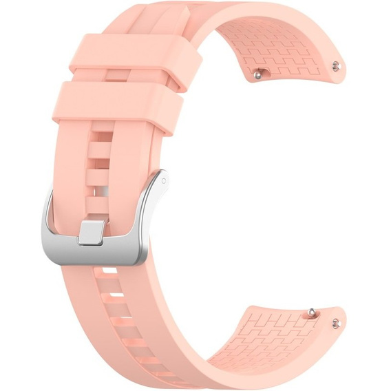 22mm Silicone strap with buckle for Huawei Watch GT / Watch GT2 - White