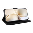 Crossbody Leather Wallet flip case for Realme 14 Pro+ 5G, Black