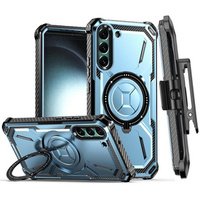 Case for Samsung Galaxy S23 Plus, Heavy Duty Ring Belt Clip, blue
