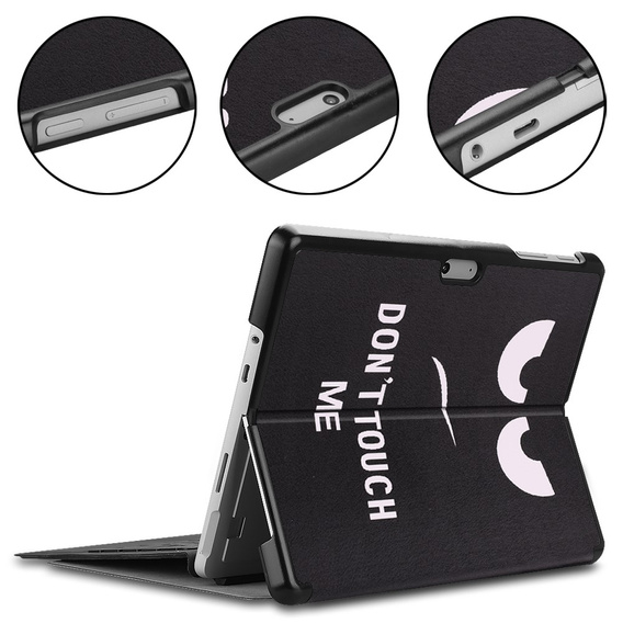 Case for Microsoft Surface Go 3/Go 2/Go, Smartcase, don't touch me