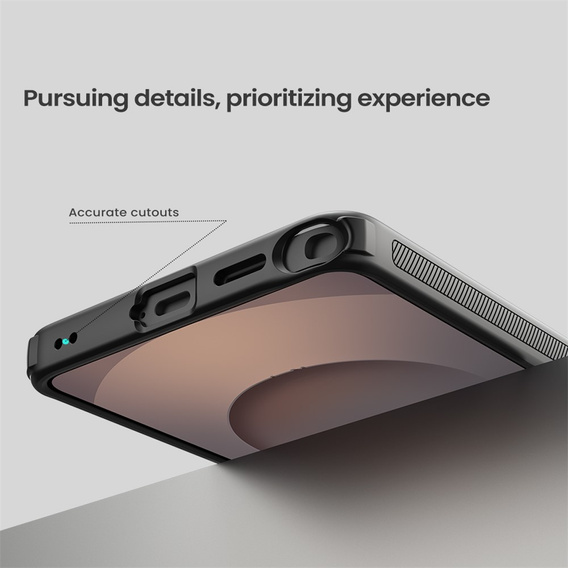 Nillkin Frosted Shield Pro MagSafe case for Samsung Galaxy S26 Ultra, transparent/black