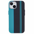 MagSafe's iPhone 13 Case, Carbon Fiber, black / blue