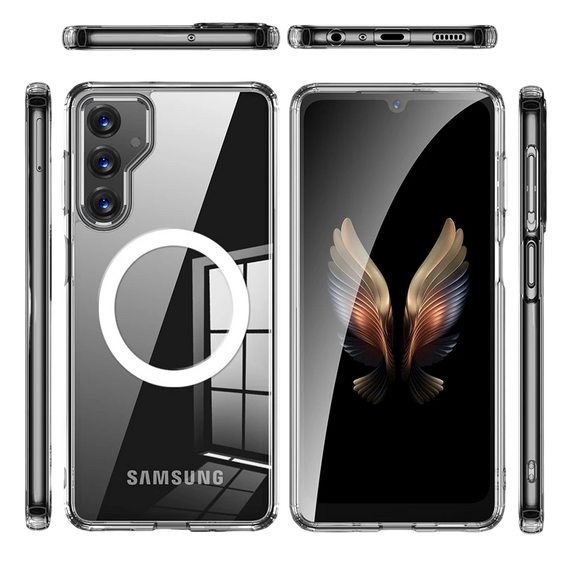 Case for Samsung Galaxy A35 5G, Fusion Hybrid, for MagSafe, transparent