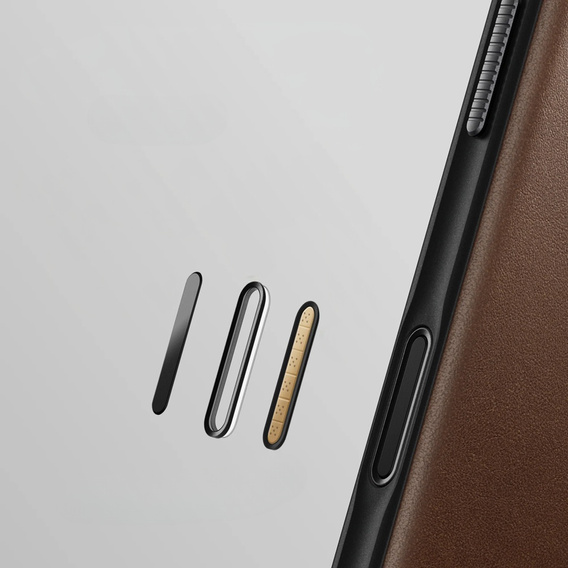 Nomad case for iPhone 17 Pro Max, Modern Leather Folio, brown