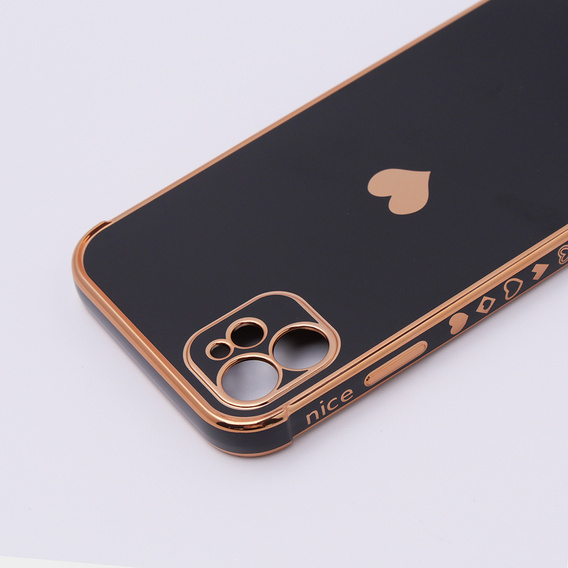 Case for Apple iPhone 11, Electro heart, black