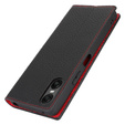 Leather case for Sony Xperia 10 VI, ERBORD Grain Leather, black