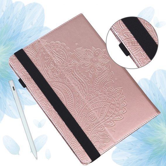 Flap case for Xiaomi Redmi Pad SE 11", flower, pink