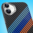 MagSafe's iPhone 16 Plus Case, Carbon Fiber, dark blue
