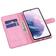 Flip case for Samsung Galaxy A14 4G/5G, Wallet, tree, white