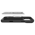 Spigen Enzo Aramid MagSafe case for iPhone 17 Pro, carbon black