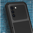 Love Mei Case for Samsung Galaxy S21, armored with glass, black