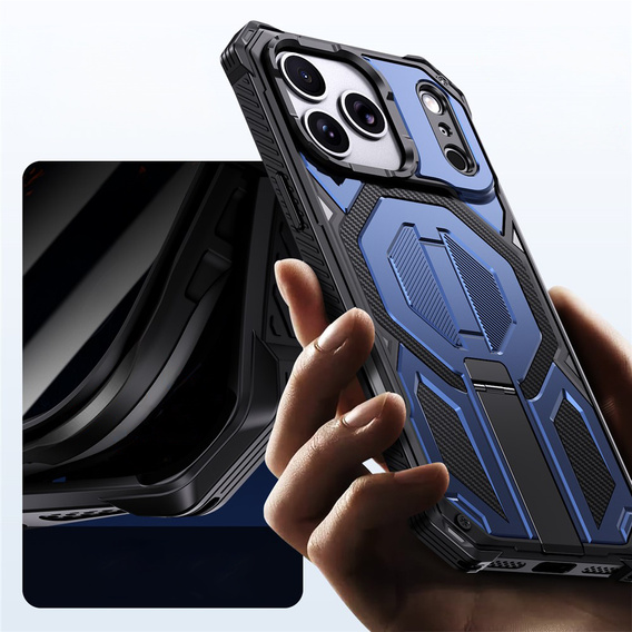 MagSafe-compatible protective case with stand for iPhone 17 Pro Max