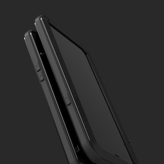 Love Mei Case for iPhone 13 Pro Max, armored with glass, black