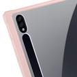 Case for Samsung Galaxy Tab S7 Plus / Tab S7 FE, Smartcase Hybrid, with stylus space, pink