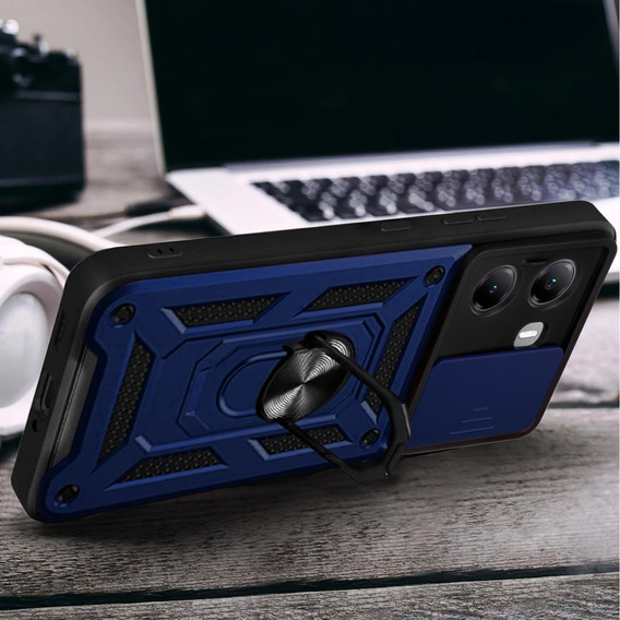 Case for Xiaomi Poco X7 Pro 5G, CamShield Slide, blue