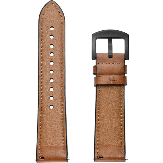Leather strap for Samsung Galaxy Watch 46mm - Brown