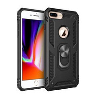 Armor Case for iPhone 6+ / 6S+ / 7+ / 8+ Plus, Nox Case Ring, black