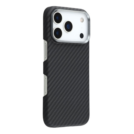 Case for iPhone 17 Pro Max, Carbon Fiber, for MagSafe, black