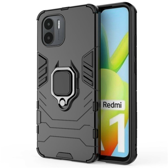 Case for Xiaomi Redmi A1 4G / A2 4G, Kickstand Ring, black