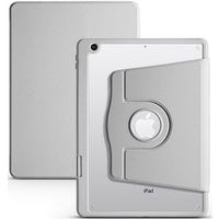 Case for iPad 10.2" 2021/2020/2019 (9/8/7 gen.), with stylus space, 360° rotatable, grey