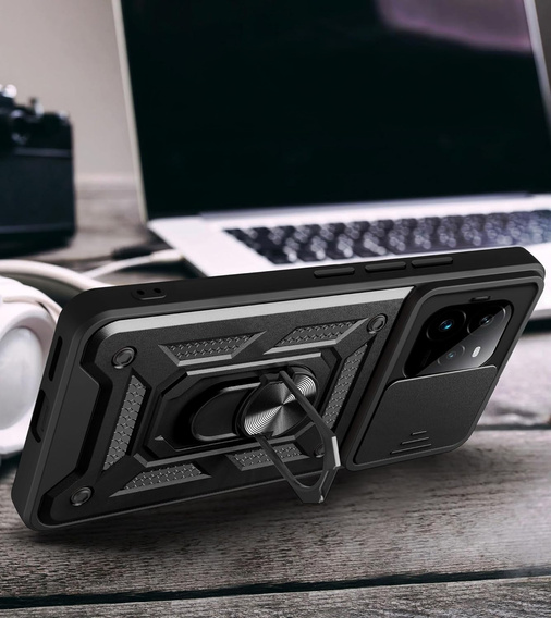 Case for Realme GT 7 Pro, CamShield Slide, black