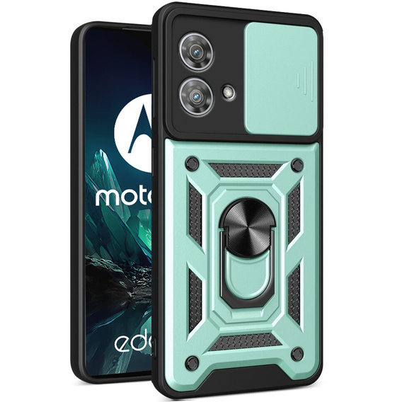 Case for Motorola Edge 40 Neo, CamShield Slide, green