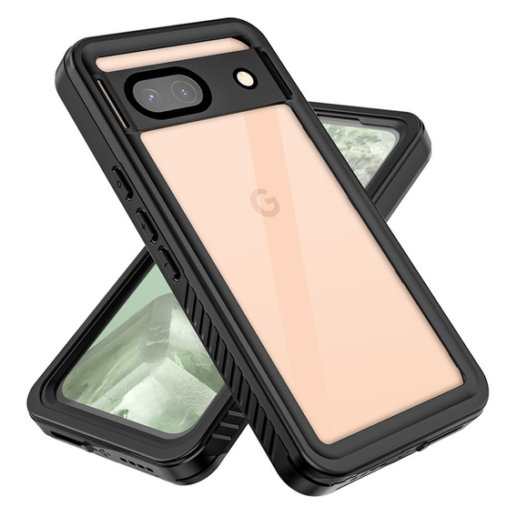 IP68 Waterproof Case for Google Pixel 8A, Redpepper, black