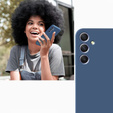 Case for Samsung Galaxy A34 5G, Silicone Lite, blue
