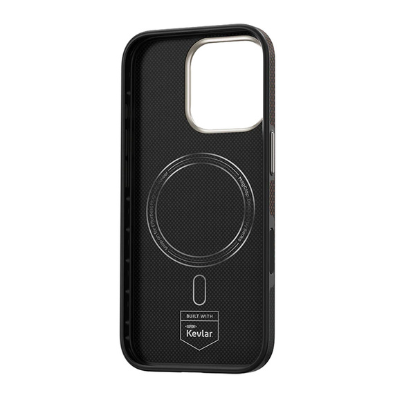 BENKS Kevlar Magnetic Armor Pro Prestige 600D Y065 case for MagSafe with active button for iPhone 16 Pro
