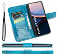 Flip case for Xiaomi Poco F7 Pro, Butterfly, blue