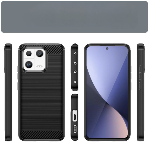Case for Xiaomi 13, Carbon, black