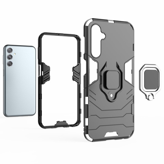 Case for Samsung Galaxy S23 FE, Kickstand Ring, black