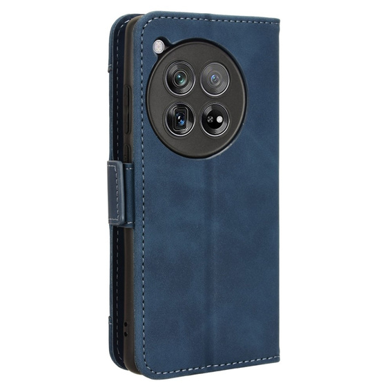 Flip case for OnePlus 12 5G, Card Slot, blue