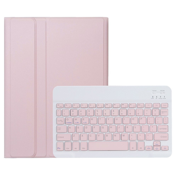 Case with bluetooth keyboard for Xiaomi Pad 7 / 7 Pro, Pink