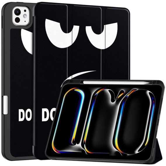 Case for iPad Pro 11 2024, Smartcase, don't touch me