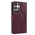 Flap case for Samsung Galaxy S23 Ultra, Wallet, for MagSafe, maroon