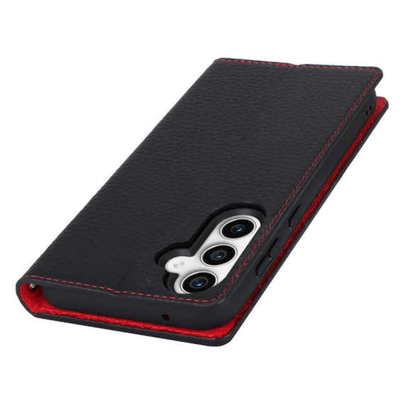 Flip case for Samsung Galaxy A25 5G, Litchi Skin Grain, black