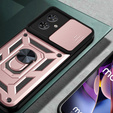 Case for Motorola Moto G54 5G, CamShield Slide, pink rose gold