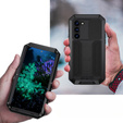 Armored case for Samsung Galaxy S23 Plus, R-JUST CamShield Slide, black