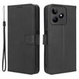 Flip case for Realme Note 50, Wallet Smart Magnet, black