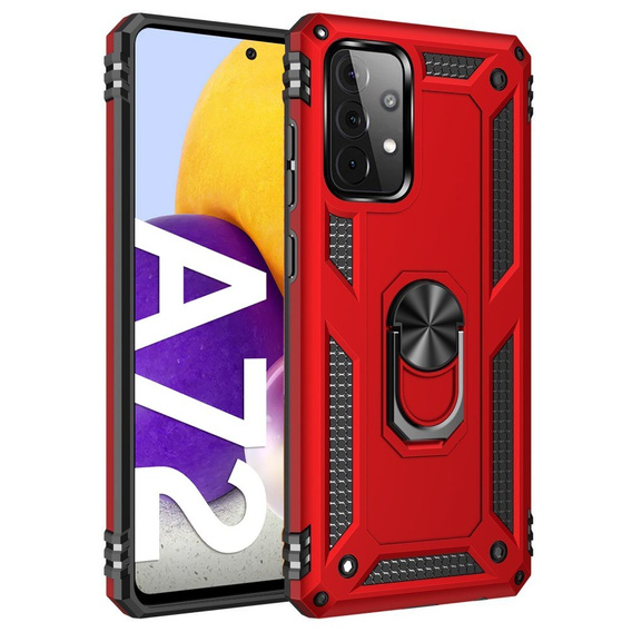 Armor Case for Samsung Galaxy A72 5G, Nox Case Ring, blue