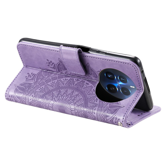 Flip case for Realme 12 Pro 5G / 12 Pro+ 5G, Mandala, purple