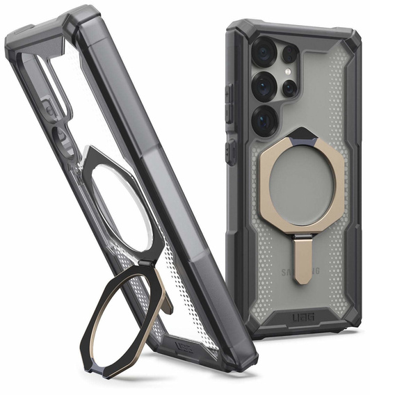 Urban Armor Gear case for Samsung Galaxy S25 Ultra, Plasma XTE MagSafe Kickstand, black