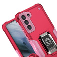 Case for Samsung Galaxy S21 FE, Dual-Layer Armor, pink