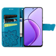 Flip case for Realme 12, Butterfly, blue