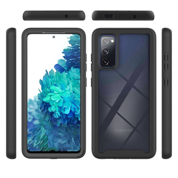 Case for Samsung Galaxy S20 FE, Shockproof, with film, black