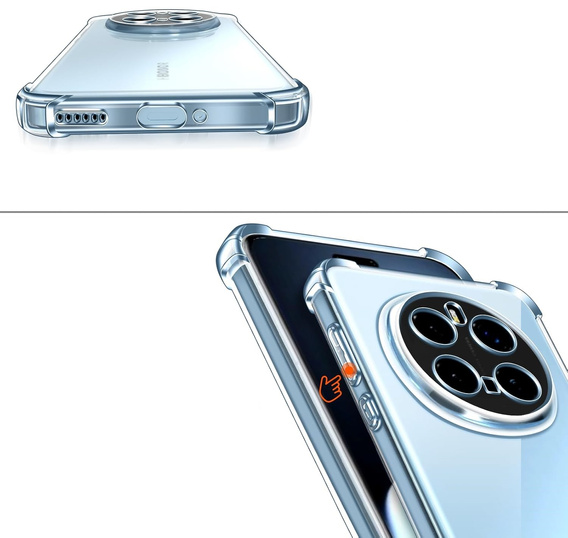 Case for Honor Magic 7 Pro, Dropproof, transparent