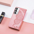 Flip case for Realme C71, Butterfly, pink rose gold