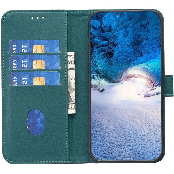 Flip case for Samsung Galaxy A55 5G,BINFEN Wallet, green