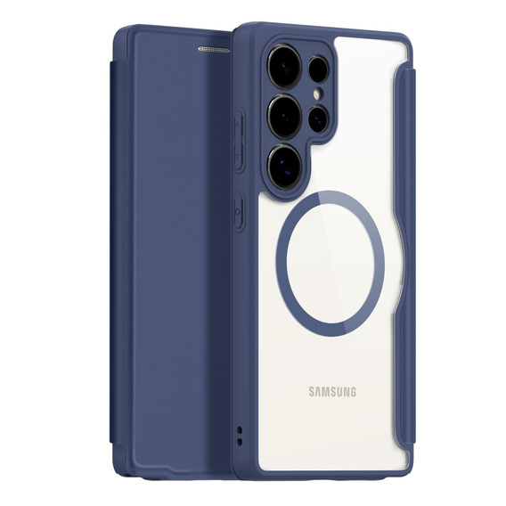 Dux Ducis Case for Samsung Galaxy S25 Ultra, Skin X Pro, MagSafe, dark blue
